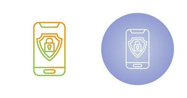 Mobile Security Vector Icon