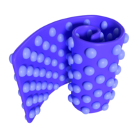 Bubble Wrap 3D Illustration Icon png