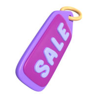 vente étiquette 3d illustration icône png