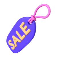 vente étiquette 3d illustration icône png