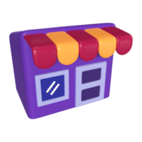 Online Shop 3D Illustration Icon png