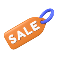 Sale Tag 3D Illustration Icon png