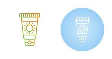 Sun Cream Vector Icon