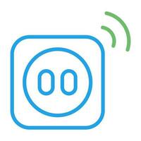 Smart Plug Vector Icon