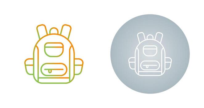 Backpack Vector Icon