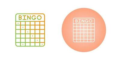 icono de vector de bingo