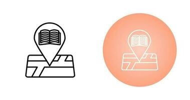 Library Location Vector Icon