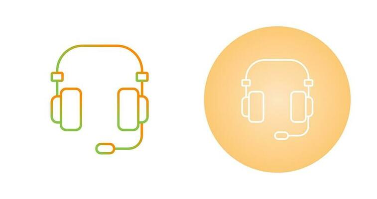 Headset Vector Icon
