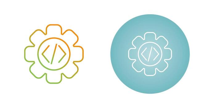 icono de vector de codificación