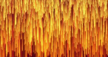 Abstract yellow orange energy glowing lines raining down futuristic hi-tech background photo