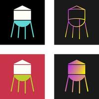 Water Tower Vector Icon