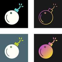 Exploding Cannon Ball Vector Icon