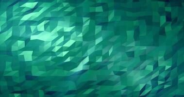 Abstract green silver low poly triangular mesh background photo