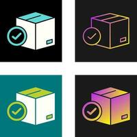 Package Delivered Vector Icon