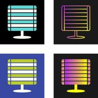 Infrared Heater Vector Icon