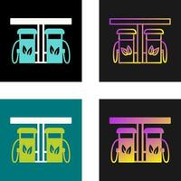 Eco friendly Petrol Pump Vector Icon