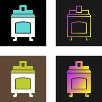 Coal Furnace Vector Icon