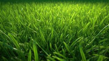 background of green grass close up copy space photo