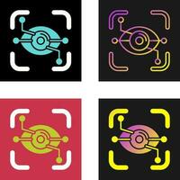 Eye Recognition Vector Icon