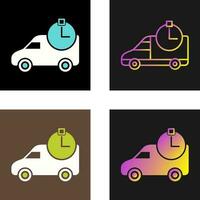 Time Based Delivery Vector Icon