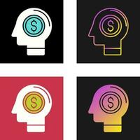 Money Thinking Vector Icon