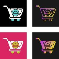 Food Cart Vector Icon