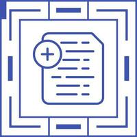Document Insert Icon Vector Icon