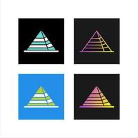 Pyramid Vector Icon