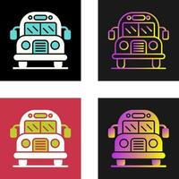 School Bus Vector Icon