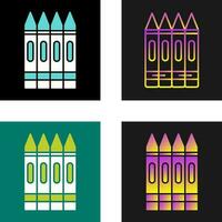 Crayons Vector Icon