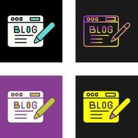 Blog Vector Icon