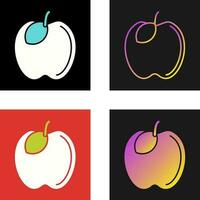 icono de vector de manzana