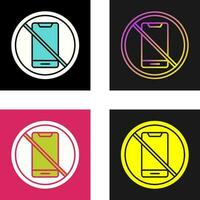 No Cell Phone Vector Icon