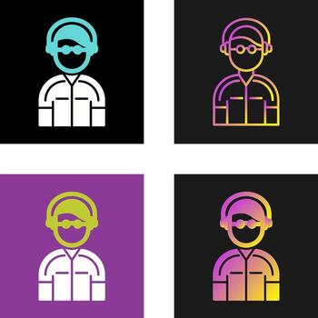 icono de vector de operador