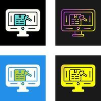 Digital Booking Vector Icon