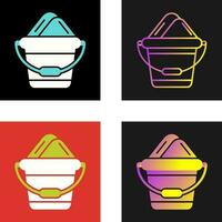 Sand Bucket Vector Icon