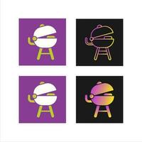 Grilled Vector Icon