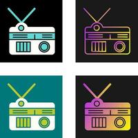 icono de vector de radio