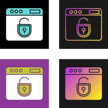 descifrar icono de vector