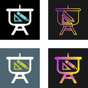 Designing Presentation Vector Icon