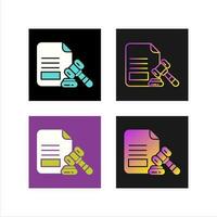 Legal Paper Vector Icon