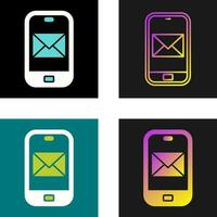 Smartphone mail Vector Icon