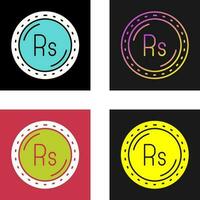 Rupee Currency Vector Icon