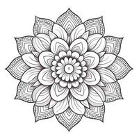 Boho Flowers Coloring Pages photo