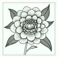 Boho Flowers Coloring Pages photo