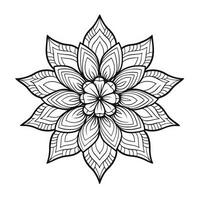 Boho Flowers Coloring Pages photo