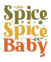 spice spice baby - a new baby name vector