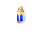 blauw eid lantaarn png