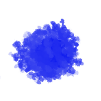 Blau Spritzen Aquarell png