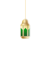 green ramadan lantern png